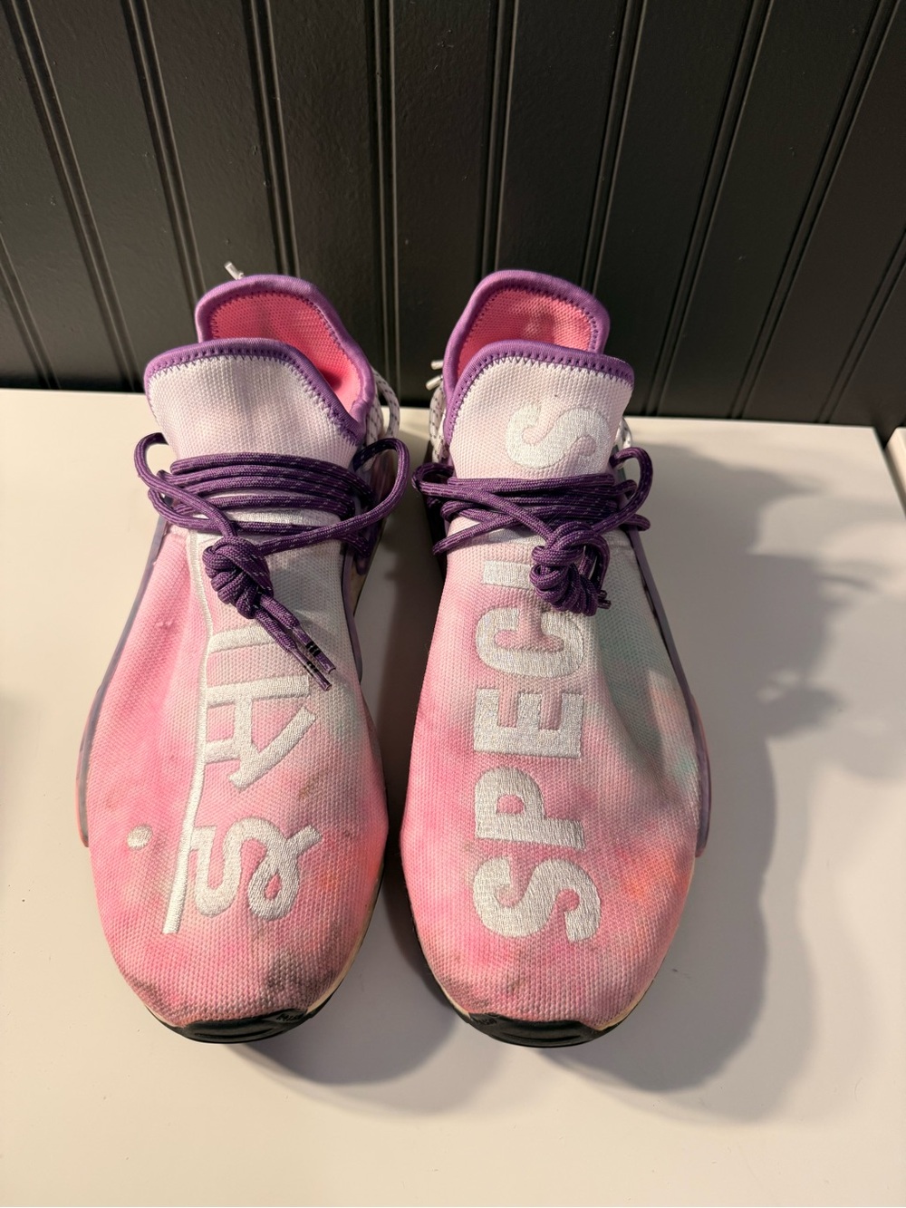 adidas pharrell  Shoes Human Race NMD Trail Holi Festival Sneaker Pink Glow S13
